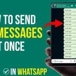 How To Send 1000 Messages At Once in WhatsApp