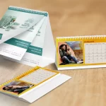 Promotional Calendar and Desk Setup