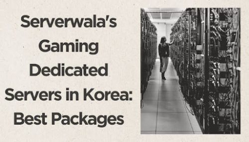 Serverwala’s Gaming Dedicated Servers in Korea: Best Packages
