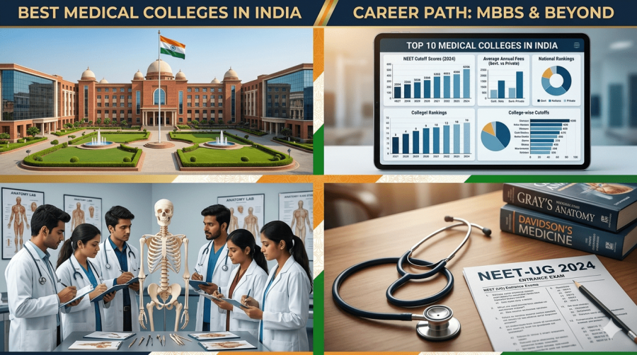 Medical Colleges in India: Courses, Fees, NEET Cutoff & Rankings